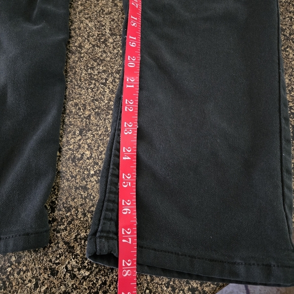 Jachs New York Mens 34/28 Tagged 36/30 Black Straight Leg Jeans 5 Pocket - Picture 15 of 16